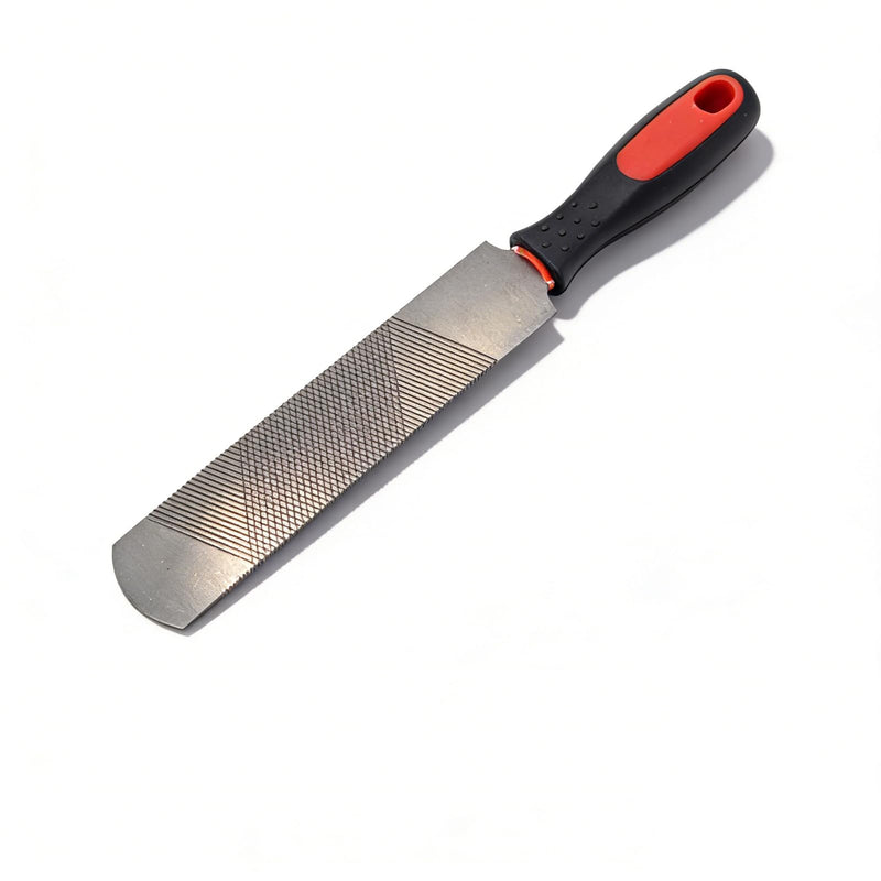 Yosoo Health Gear Horseshoe Trimming Tool 8 Inch Hoof Rasp, Solid Carbon Steel Horseshoe File with Rubber Handle, Double Sided Hoof Rasp Farrier File Tool for Horse Goat Cow Donkey