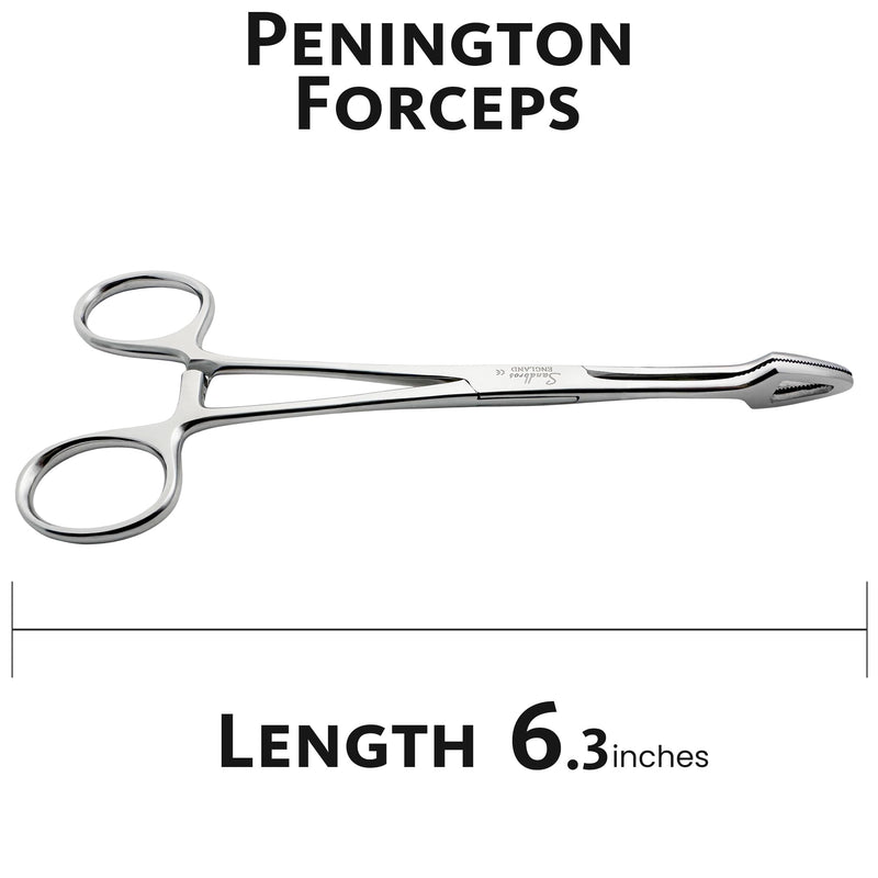 Dog Cleaning Tool for Ear Hair Removal with Serrated Tip & Strong Locked Grip | Pet Hair Remover Tweezers for Cat & Dog Grooming Kit