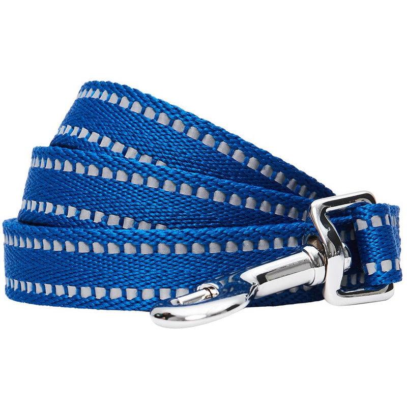 Blueberry Pet Essentials Reflective Dog Collar & Leash Set, Adjustable for Small Dogs | Safe Walking Gear for Pet Parents, Puppy Training & Daily Use SmallDogs, Navy - PawsPlanet Australia