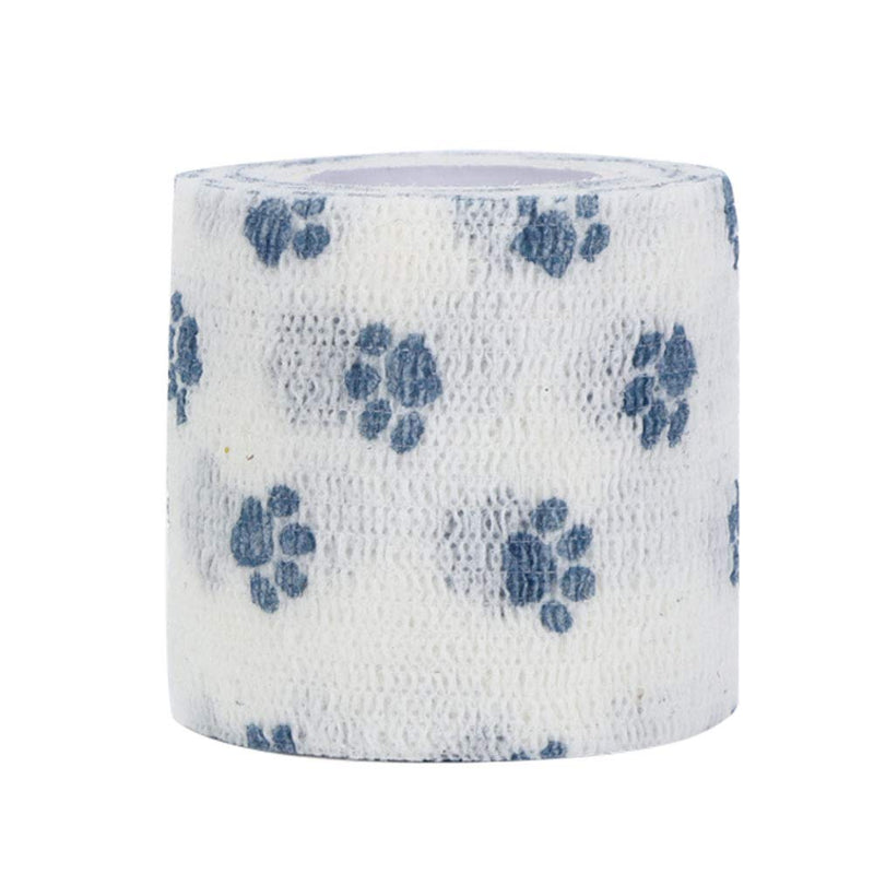 Zerodis Self-Adhesive Pet Bandage Wrap for Dogs and Cats, Waterproof, Breathable, Non-Stick, for Hair and Skin, Elastic, Animal First Aid Veterinary Bandage (Blue)