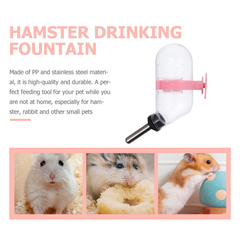 balacoo 3pcs 60ml Water Feeder Bottle Bowl for Pet Dwarf Hamster Mice Gerbil Rat Chinchillas Guinea Pig Squirrel Rabbit Small Animal Water Dispenser Random Color - PawsPlanet Australia