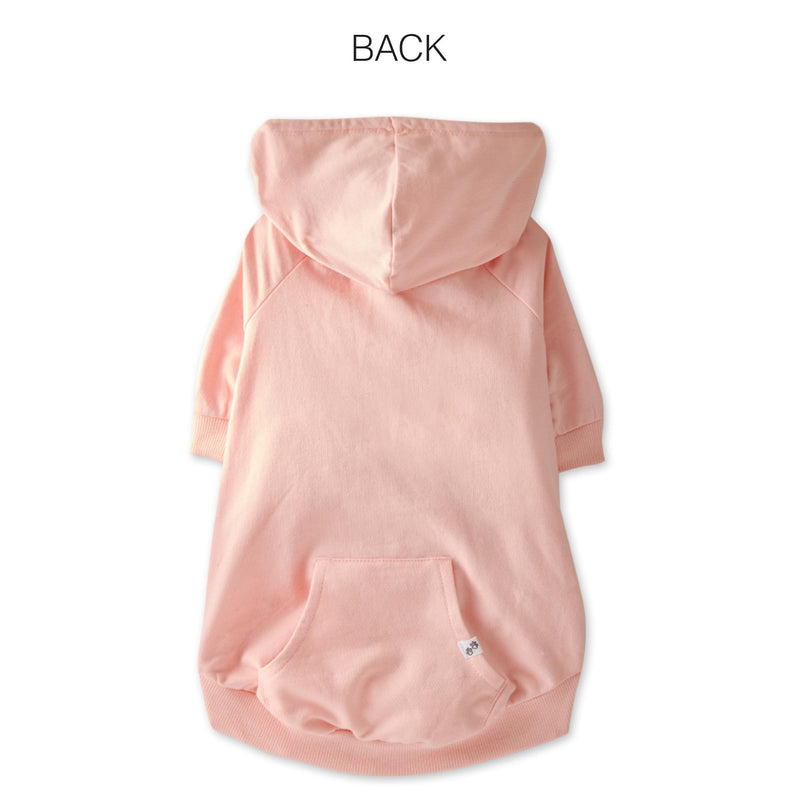 Rocky – The Original Lightweight Hooded Tee 100% Organic Cotton Dog Hoodie Pet Coat Sweater for All Sized Dogs, Pink, Large (40-60 lbs) Large (40-60 lbs) - PawsPlanet Australia