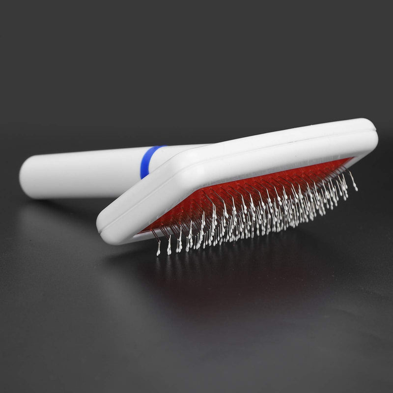 Small Dog Hair Comb, Grooming Slicker Brush, Stainless Steel Deshedding Dematting Brush, Rotating Head for Dogs and Cats - PawsPlanet Australia