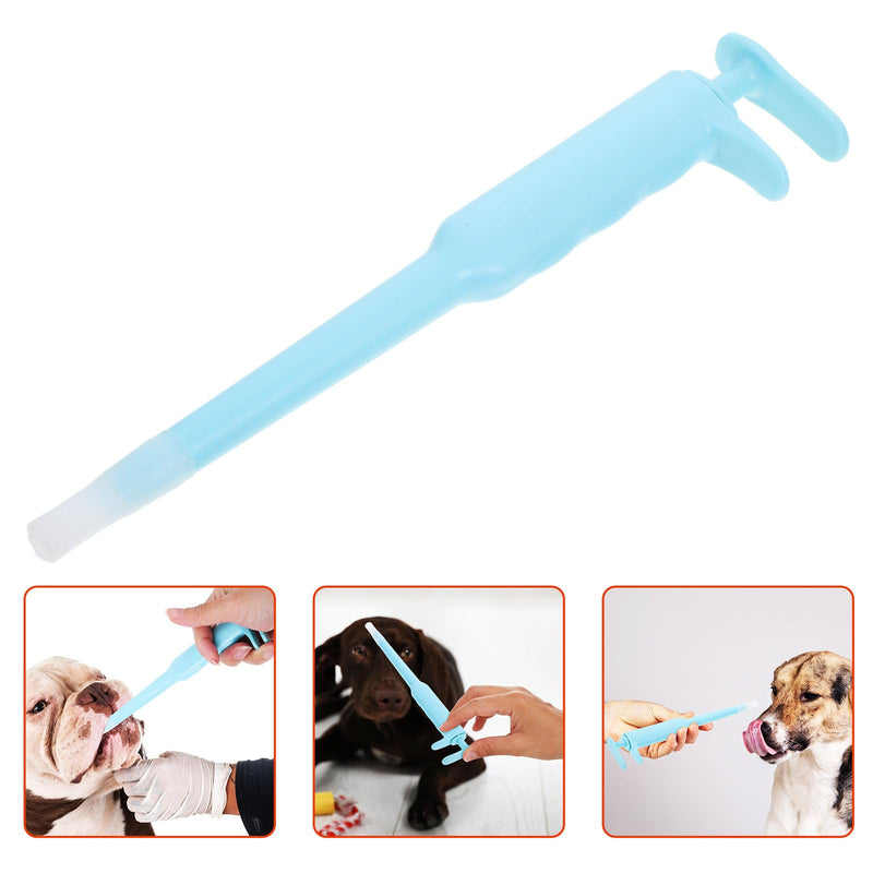 BESTYASH Adjustable Medication Feeder with Soft Plastic Tube, One-Hand Operation for Cats and Dogs, Practical Tool for Stress-Free Medication Administration to Pets