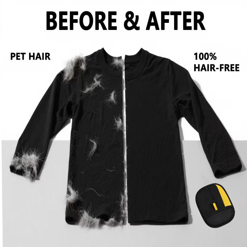 Pet Hair Removal Glove, Newly Upgraded Electrostatic Gloves Pet Hair for Dogs & Cats, Washable and Reusable Hair Remover Tool for Carpet, Curtain, Clothing, Couch, Car Seat - 1 Pcs - PawsPlanet Australia