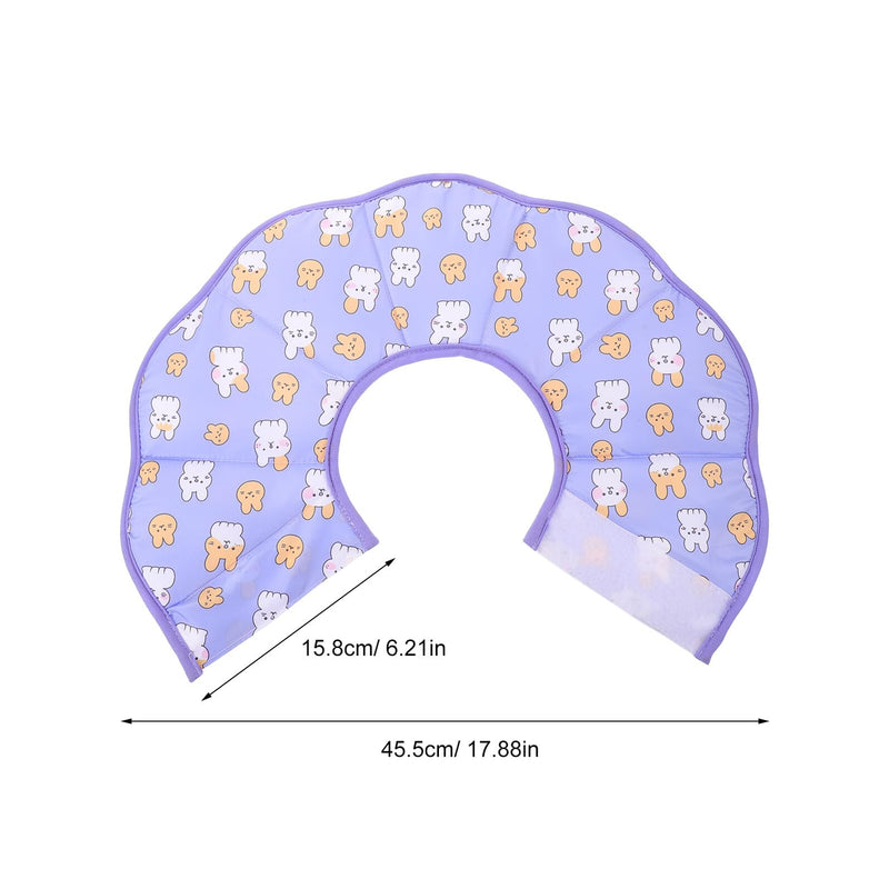 SOLUSTRE Adjustable Protective Collar for Cats and Small Dogs, Soft Surgical Dog Collar, Lightweight Recovery Collar, 32 x 36 cm, Leak Protection After Surgery, Hygienic and Comfortable