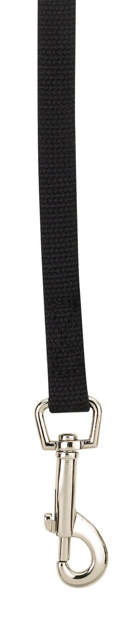 Guardian Gear Cotton Web Dog Training Lead 50'x5/8", Black 50-Feet - PawsPlanet Australia