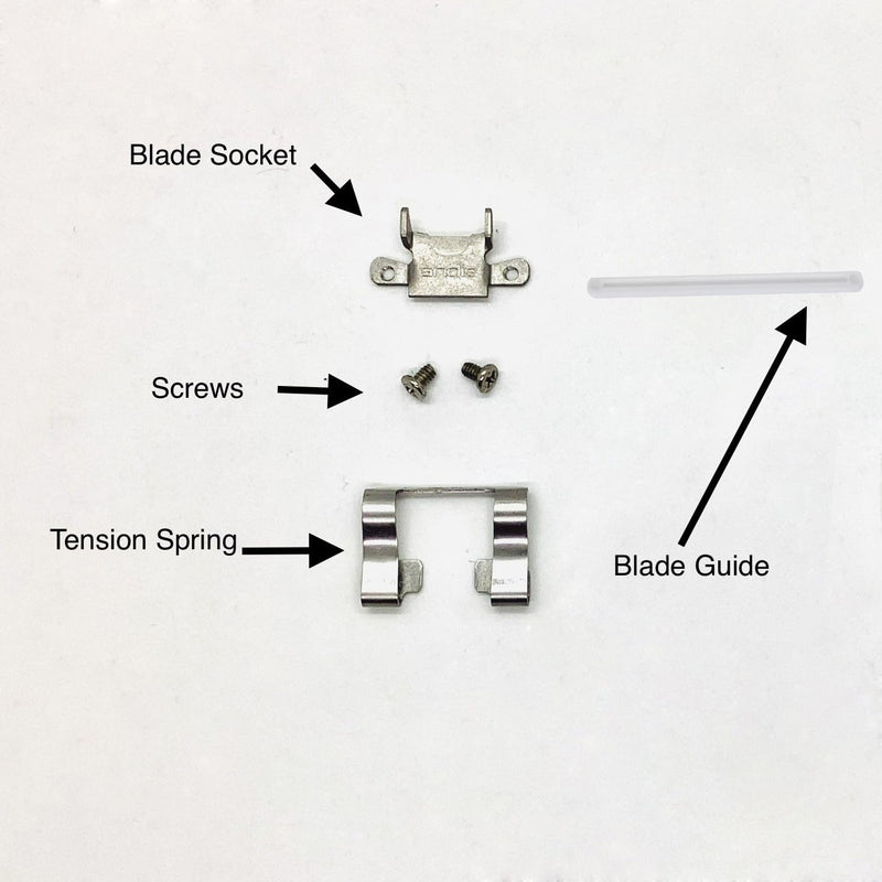 Dog Clipper Blade Lever Socket Spring Arm Guide Replacement Mount Fixing Parts for Andis Oster Wahl Pet Clippers Trimmer KM-10 A5 Series Blades Grooming Tools Repair - PawsPlanet Australia