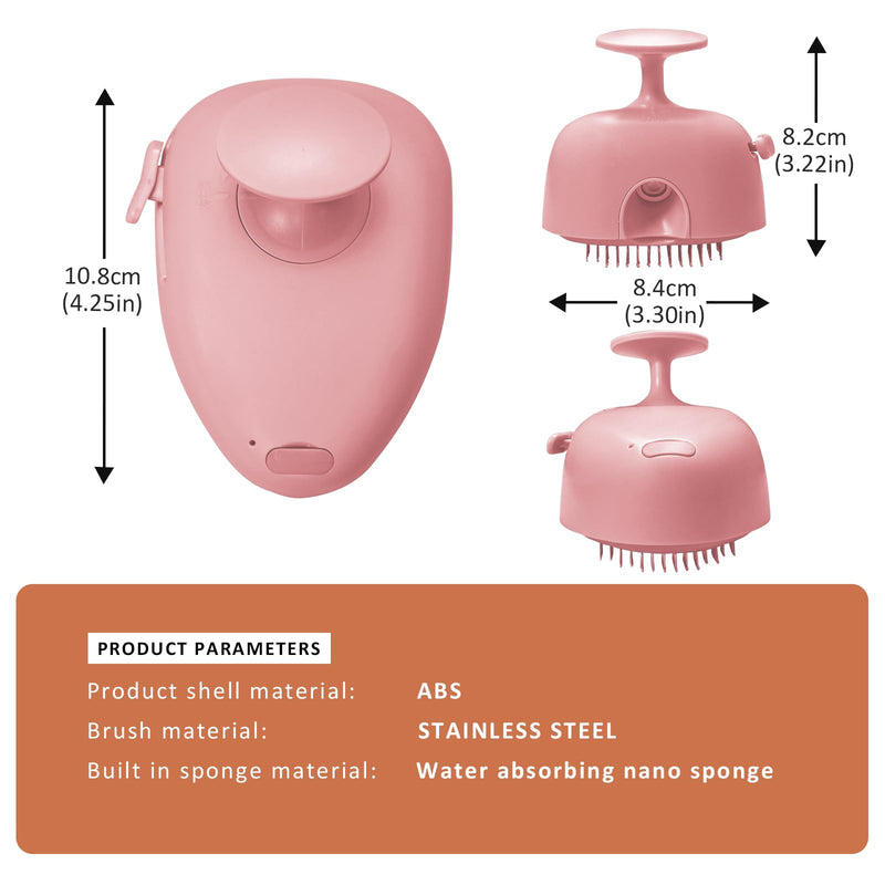 4 in 1 Cat Steam Brush for Shedding, Rechargeable Cat Brush with Steam, Steam Pet Hair Brush for Indoor Cats, Massage, Cleaning, Shedding, Combing & Remove Floating Hair All In One(Pink) Pink - PawsPlanet Australia