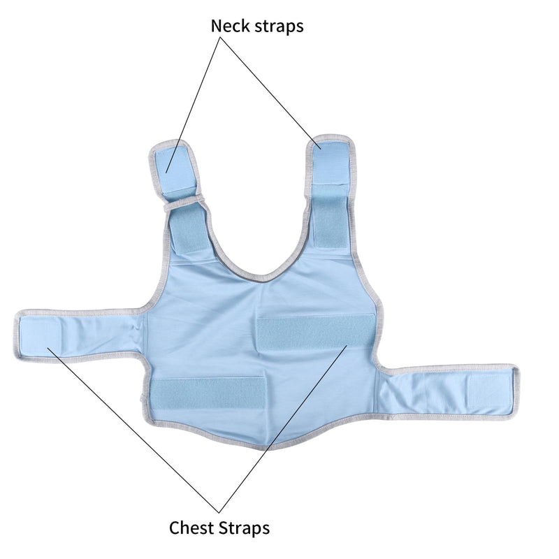 Dog Anxiety Vest, Comfort Dog Anxiety Relief Coat, Breathable Dog Calming Vest for Thunderstorm, Travel, Fireworks, Vet Visits (S,Light Blue) Small Light Blue - PawsPlanet Australia