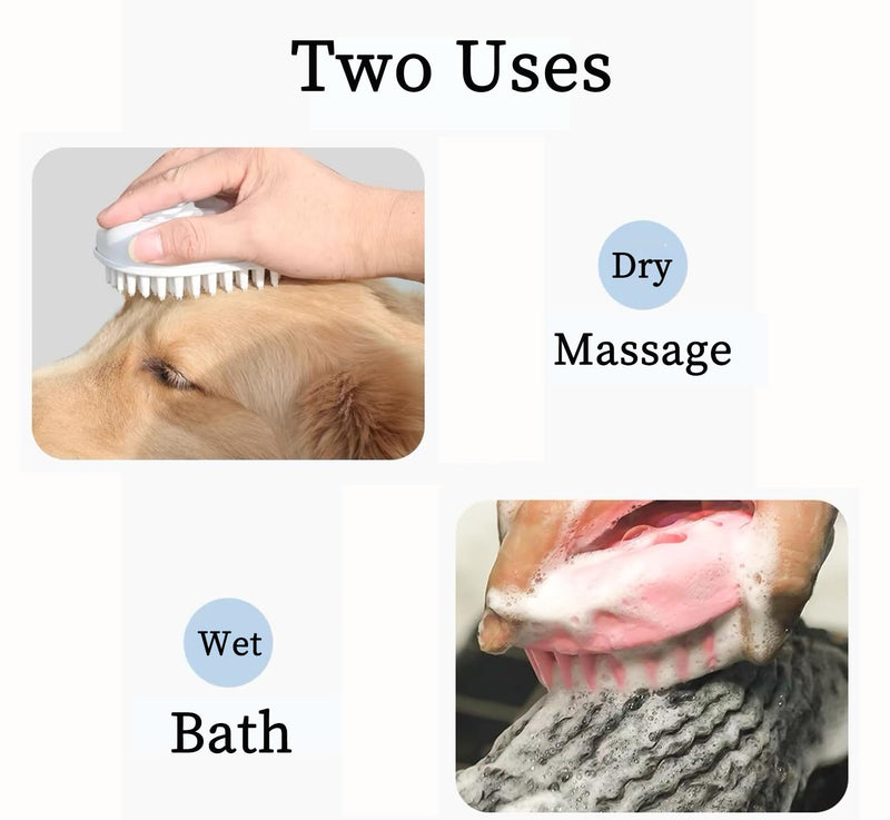 Small Dog Brush- Grooming Tool for Teddy, Yorkies, Maltese, Shih Tzu, Chihuahua - Puppy Hair Brush (Glitter Rose Red) Glitter Rose Red - PawsPlanet Australia