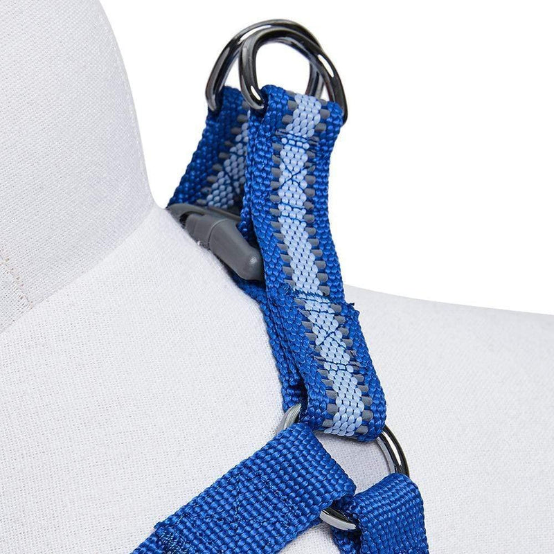 Blueberry Pet Essentials Step-in Reflective Back to Basics Dog Harness, Navy Blue, Chest Girth 26" - 39", Large, Adjustable Harnesses for Dogs - PawsPlanet Australia