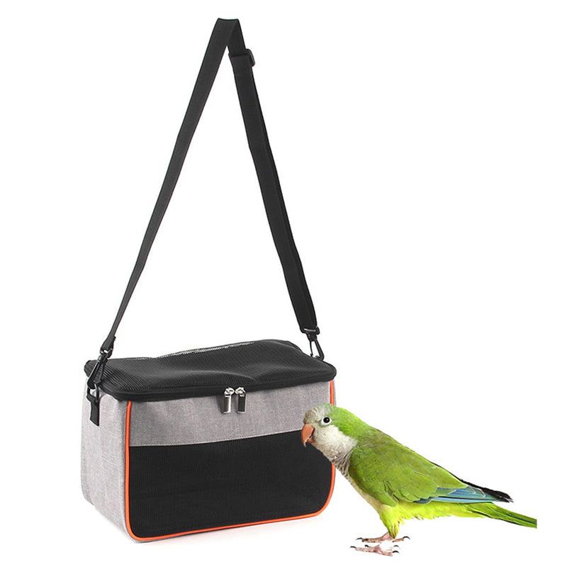 haozaikeji Guinea Pig Carrier Bag Portable Rabbit Travel Bag Breathable Small Animal Outgoing Pouch Hamster Carrier with Pad Grey
