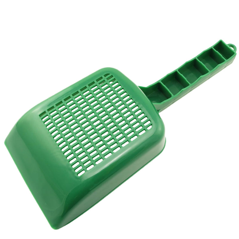 Aquarium Fish Tank Garden Sand Cleaning Shovel Green 5.11x4.33inch Lizard Feces Scoop Sand Filter Used for Home Gardens Fish Tanks and Swimming Pools - PawsPlanet Australia