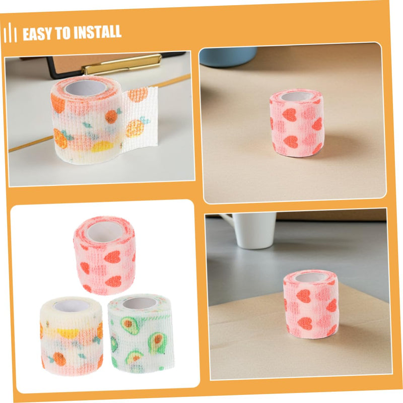 Toddmomy 12 Rolls Self-Adhesive for Dogs Elastic Fleece Bandages for Wound Care as Paw Bandage or Leg Protection for Outdoor Activities