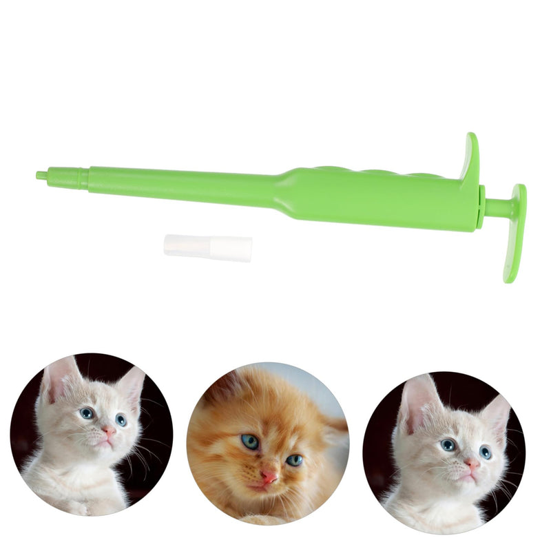 Pet Medicine Feeder Push Style ABS Material Safe Medicine Dispenser for Dogs and Cats with Precise Dosage and Simple Pet Feeding Instrument