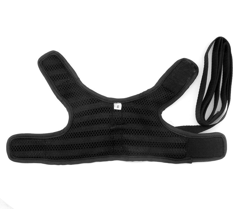 SMALLLEE_LUCKY_STORE Soft Mesh Sailor Harness for Cat and Small Dogs, Pet Navy Striped Walking Vest Puppy Padded Harnesses Leash Set Adjustable Black S - PawsPlanet Australia