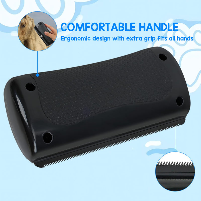 Deshedding Dog Brush, Dog Grooming Brush for Shedding, Pet Hair Removal Tool for Cats, Dogs, Horses, Easy Hair Removal for Pets - PawsPlanet Australia