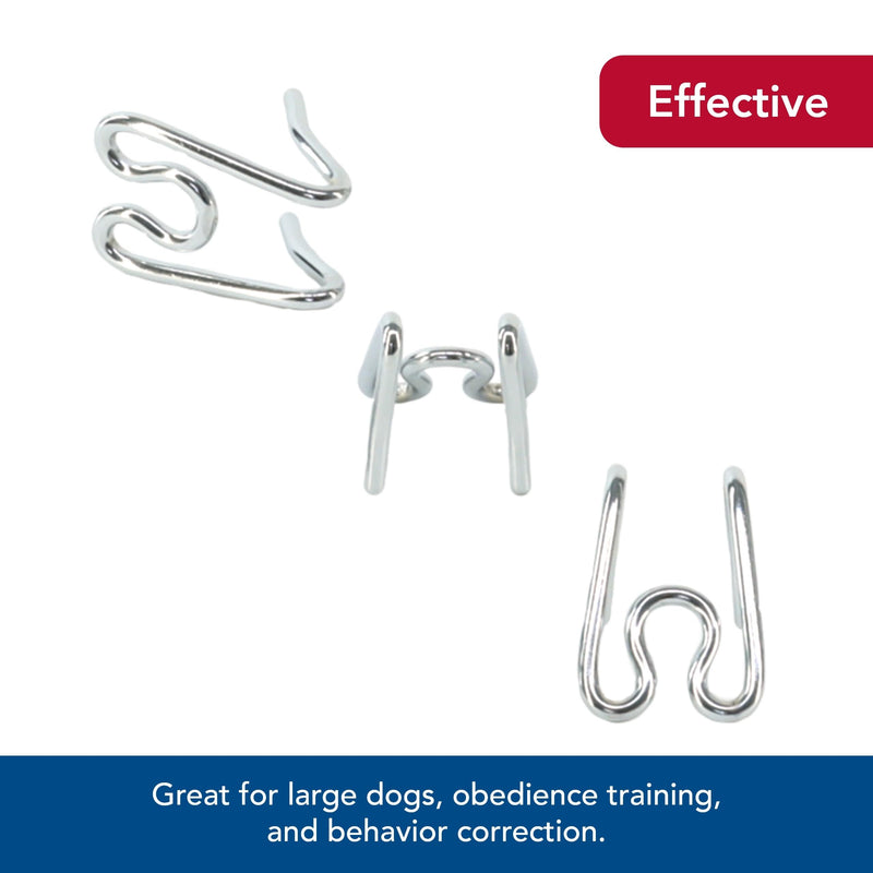 Coastal Pet Titan Extra Links for Dog Prong Training Collars - Links for Training Collar - Durable Metal Dog Collar Links - Rust-Resistant - Quality Dog Supplies - 3 mm (Set of 3) Chrome 3.0 mm (Set of 3) (Pack of 1)