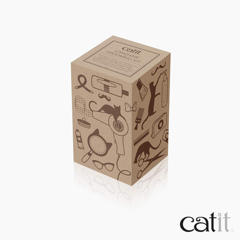 Catit 2.0 Longhair Grooming Kit Long hair - PawsPlanet Australia