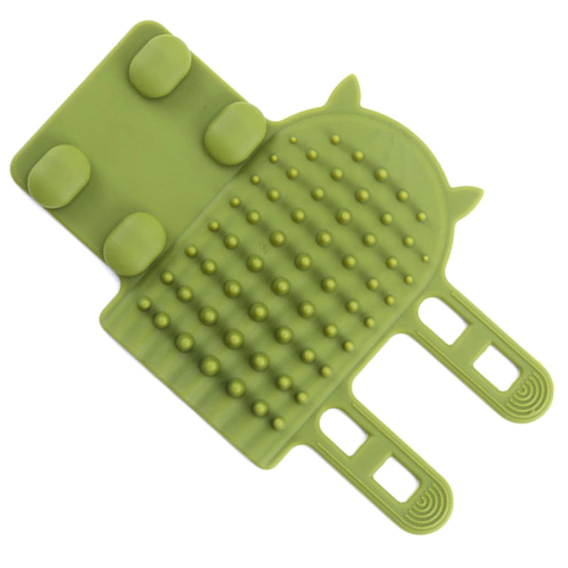 Self Groomers Soft Cats Wall Corner Massager Comb Brush Rubs The Face With A Tickling Comb Grooming Supply Self Groomers For Indoor Self Groomers Brush For Scratching Post Self, Green