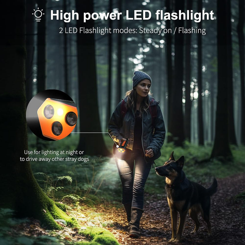 2025 Upgraded Dog Bark Deterrent Device - Anti Barking Devices for Dogs, Indoor Outdoor Use Rechargeable, Safe for Dogs & Humans, Portable No More Barks Ultrasonic Dog Training Device