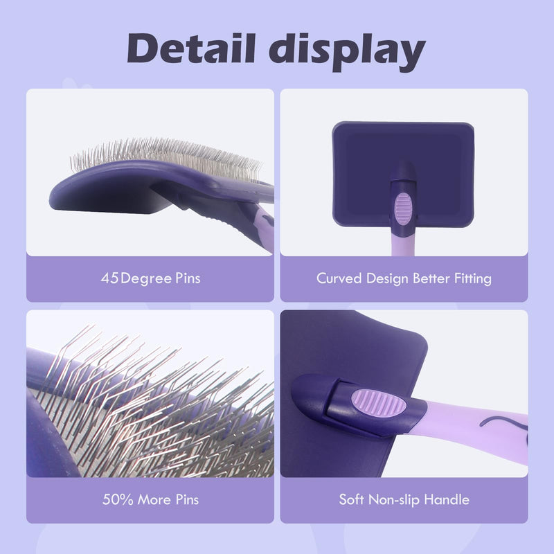 Dog Brush for Poodles,Grooming Brush for Dematting, and Detangle,Dog Brush for Poodles,German Shepherd Hair,Pitbulls,Yorkies,Labrador Retriever Grooming and Bathing - PawsPlanet Australia