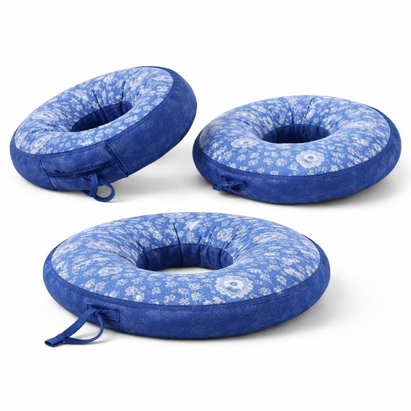 JorVet Soft-Nylon E-Collar for Cats & Dogs | Waterproof Recovery Collar Alternative | Prevents Licking, Chewing & Easy to Eat, Drink, Sleep & Move Comfortably | Blue | Small