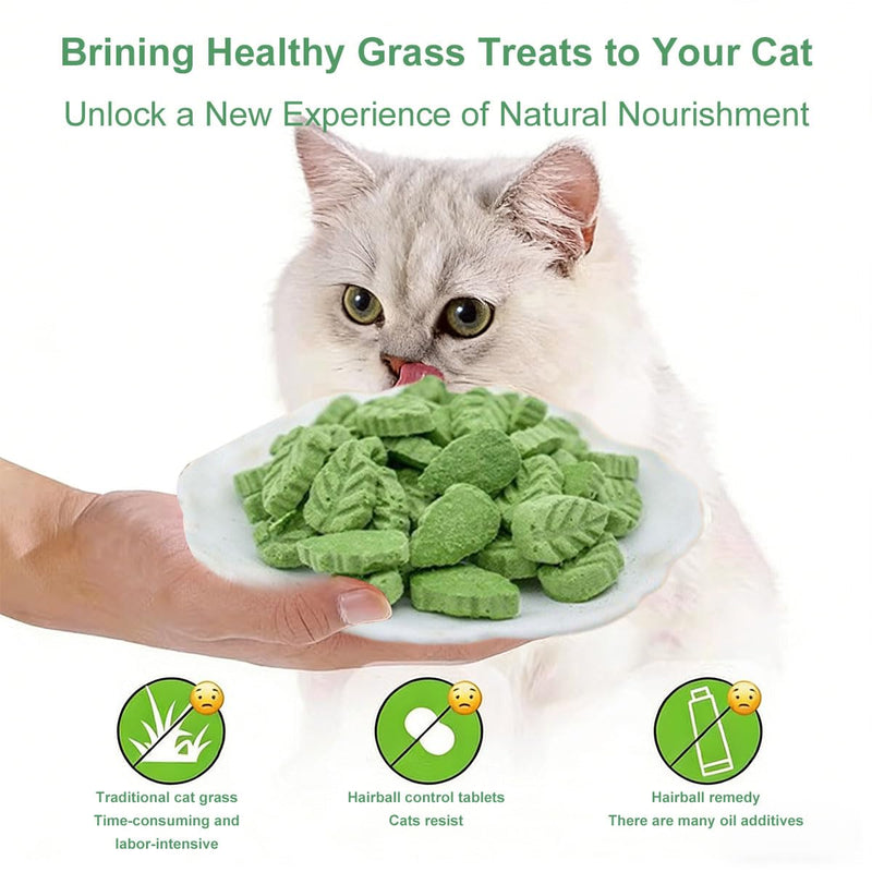 Cat grass snack, cat grass snacks for indoor use, freeze-dried cat grass for cats, cat grass teething stick, freeze-dried cat snacks, catnip, for dental care and hair tangle removal