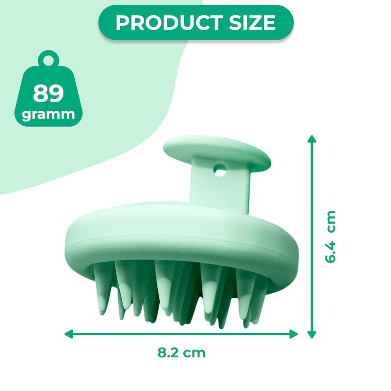 Premium Brush Dog Brush Cat Brush Dog Care Massage Brush Bath Brush Soft Silicone Bristles Dogs Cats Short Hair & Long Hair Rubber Curry for Brushing Loose (Light Green) light green