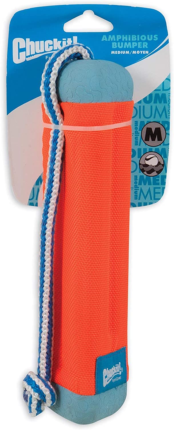 Chuckit Amphibious Bumper Fetch and Float Dog Toy, Medium (Assorted Colors) 1 - PawsPlanet Australia