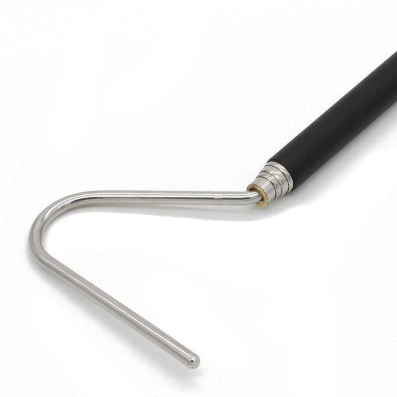 JIHAQUA Stainless Steel Extensible Snake Hook 26 inch, Retractable Reptile Hook, Pick-up Handling Tool - PawsPlanet Australia