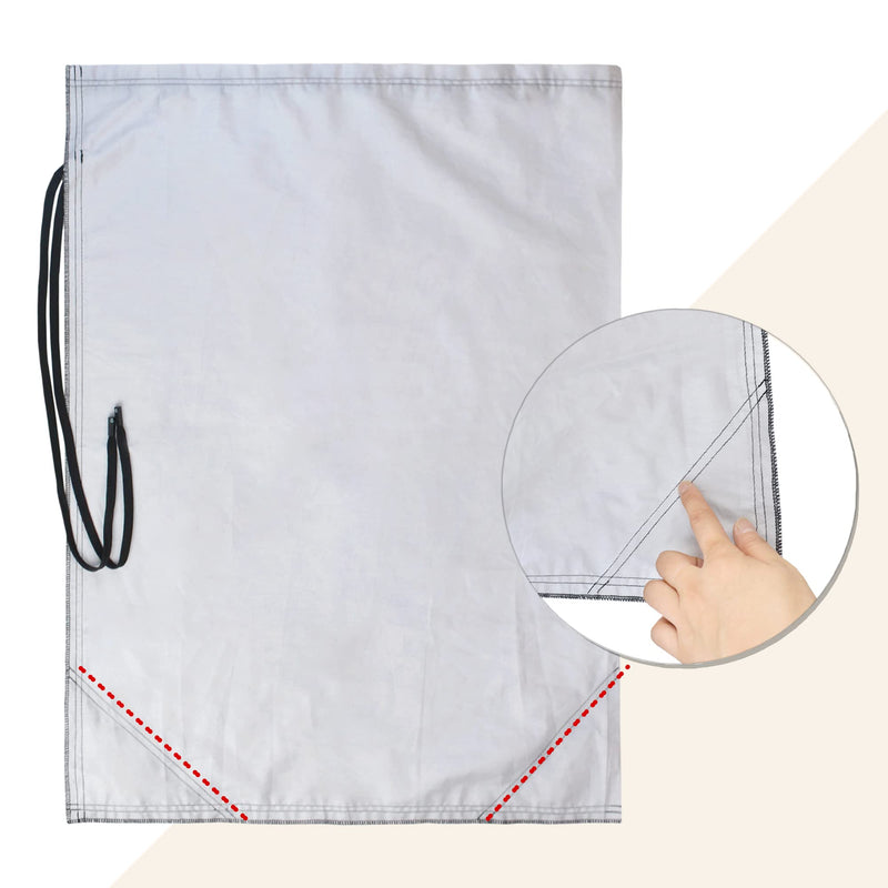 2 Pack Cloth Snake Reptile Bag with Bite Free Pouch Corner Drawstring for Capturing Moving Transporting Hunting Catching Snakes Reptiles to Vet or Travel 11x15 - PawsPlanet Australia