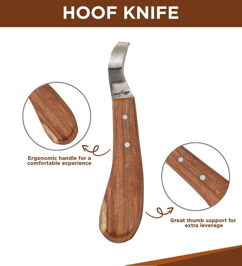 Farrier Tools Super Sharp Hoof Knife - Brown and Black Hoof Knife
