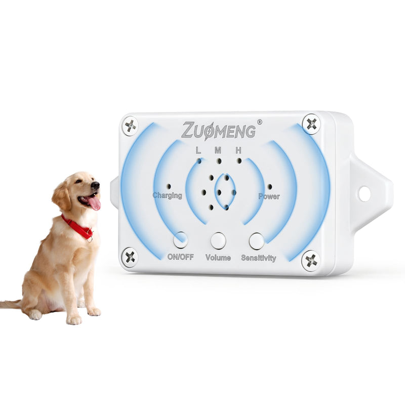 Haoguo Pet Training Vibration-Sensing Alarm, Training Alarm with 3 Adjustable Sensitivity & Volume Settings, Anti-Misoperation Lock Mode, Protects Furniture from Pet Scratching