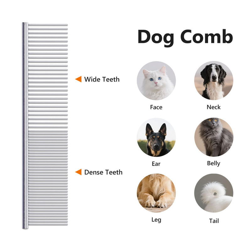 3PCS Slicker Brush for Dogs & Pet Comb,Professional Dog Grooming Brush(Goldendoodles,Poodles,Labra) suitable brush for dogs and cats for Shedding & Haired Pets, Pet Supplies Accessories (Black) Black - PawsPlanet Australia