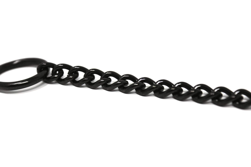Herm Sprenger Black Stainless Steel Choke Dog Training Collar No-Pull Slip Chain for Small Medium Large Dogs for Easy Control Show Chain Collar Made in Germany 2mm 16in (40cm) - PawsPlanet Australia