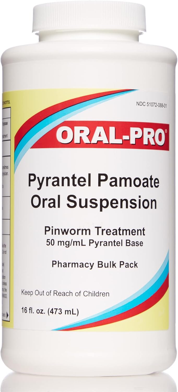 Oral-Pro Aurora 50Mg/Ml Pyrantel Pamoate Oral Suspension, 16 Ounce, Vanilla Flavor