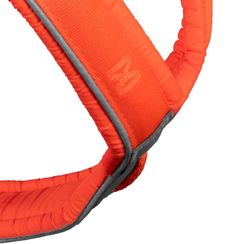 Non-stop dogwear Line Harness 5.0, Padded Dog Harness for Medium Dogs, Made for Hiking, Sport and Everyday Active Life with 3 Leash Clips, Reflectors and Ergonomic Fit Orange, Size 6 - PawsPlanet Australia