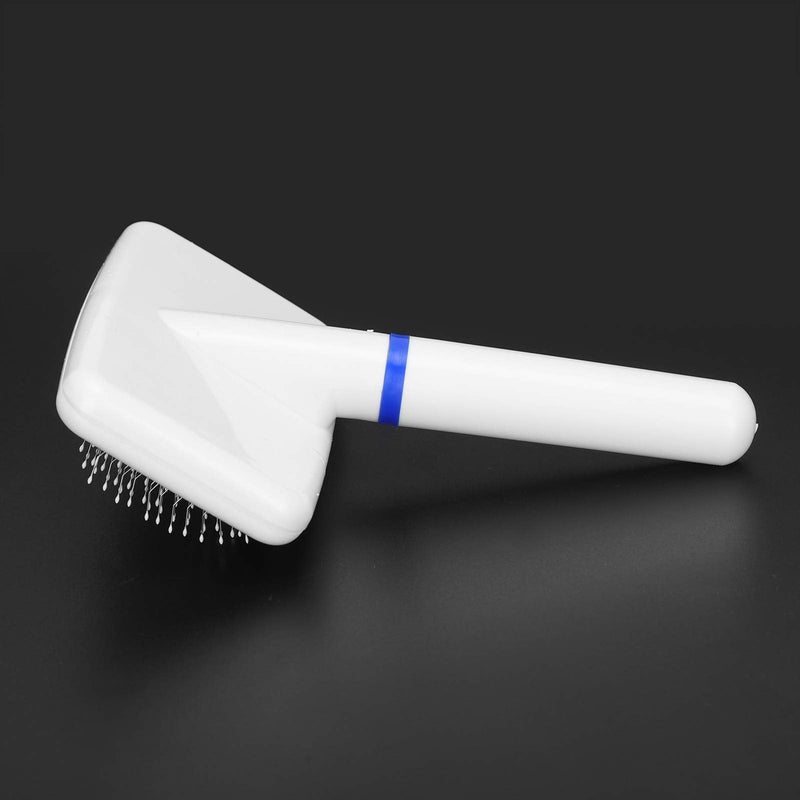 Small Dog Hair Comb, Grooming Slicker Brush, Stainless Steel Deshedding Dematting Brush, Rotating Head for Dogs and Cats - PawsPlanet Australia