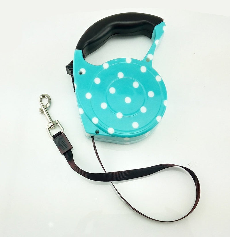 Yueton 16.5 ft Pet Dog Cat Puppy Retractable Leash Traction Rope Walking Lead Leash (Blue) Blue - PawsPlanet Australia
