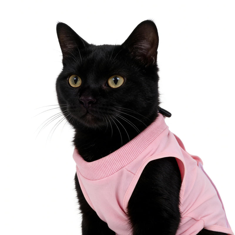 Toddmomy Breathable Anti-Leak Protection Cat Recovery Suit made of Cotton and Fitted Full Body Design for Summer for Female Cats After Surgery