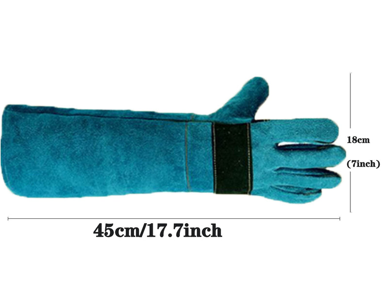 Animal Handling Glove Bite Proof Gloves Scratch Resistant for Grabbing Reptile, Grooming, Trips to Vet. Puncture for Cat Dog Bird Falcon Livestock Snake - PawsPlanet Australia
