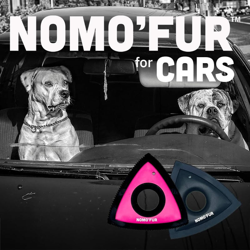 NOMO'FUR Mini Pet Hair Remover, Car Detailing Supplies, Carpet Dog Hair Remover for Car Interior, Auto Detailing, Pet Hair Removal for Dogs and Cats for Couch, Furniture, Carpet (Pink) Pink - PawsPlanet Australia