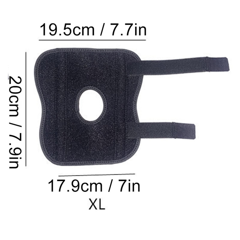 Dog Knee Brace Rear Leg Orthopedic Dog Splint for ACL Patella Dislocation Arthritis Joint Support Fastening Strap Neoprene Elastic Size XL