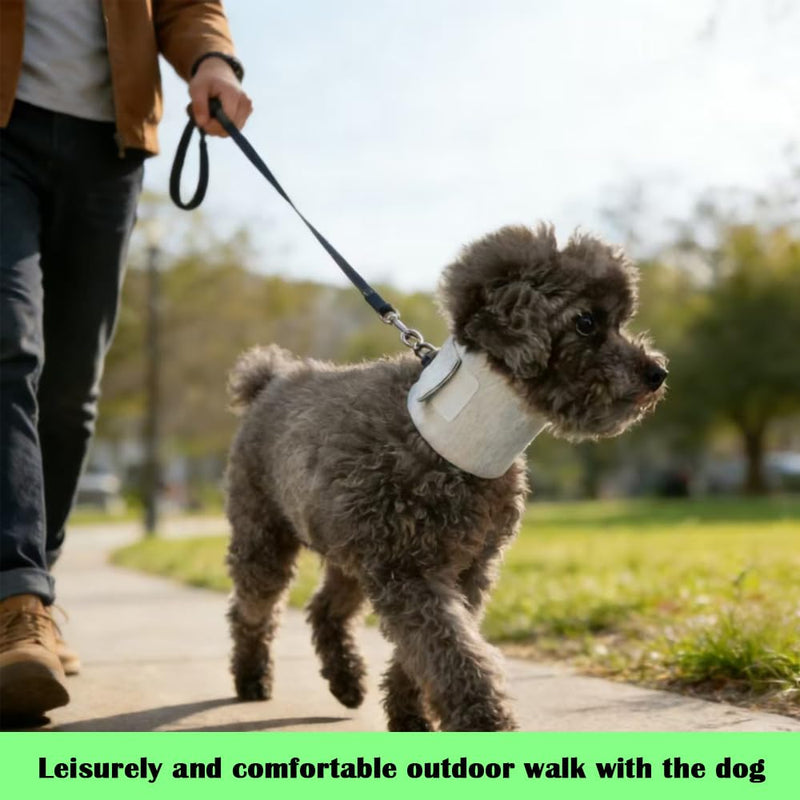 Cat Neck Brace Elizabethan Collar,Breathable & Adjustable Cone Collar After Surgery Recovery,Anti-Scratch Anti-Lick Protection for Neck Circumference 11-12 Inch Small Dog Puppies Kittens (Grey,S,1PC) grey S
