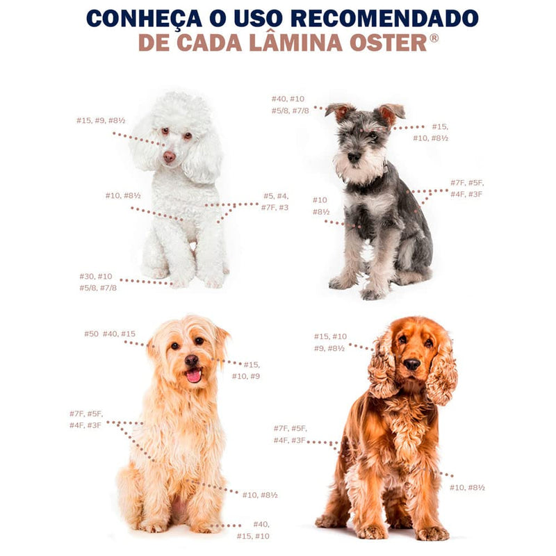 Oster CryogenX Detachable Pet Clipper Blade, Size 5F (078919-176-005),Mix 1 Count (Pack of 1) - PawsPlanet Australia