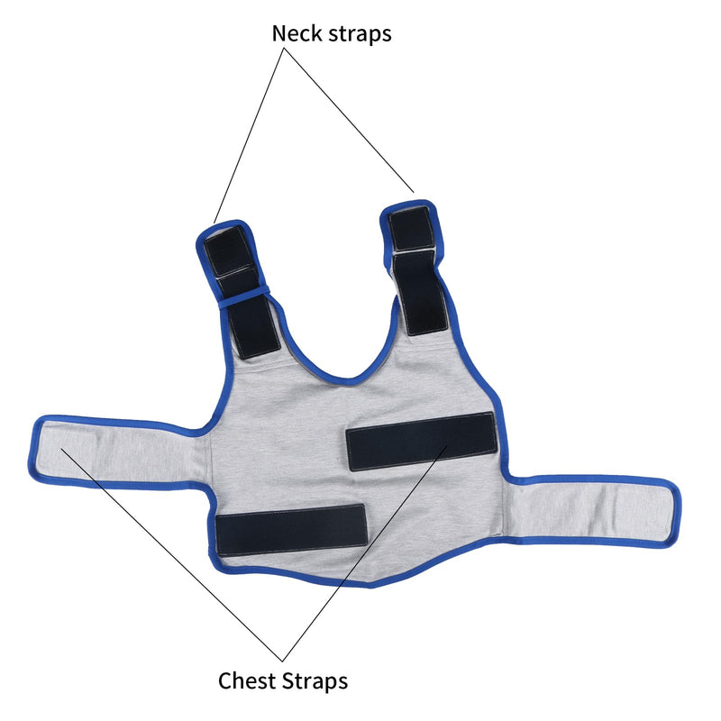 Dog Anxiety Vest, Comfort Dog Anxiety Relief Coat, Breathable Dog Calming Vest for Thunderstorm, Travel, Fireworks, Vet Visits (S,Light Grey) Small Light Grey - PawsPlanet Australia