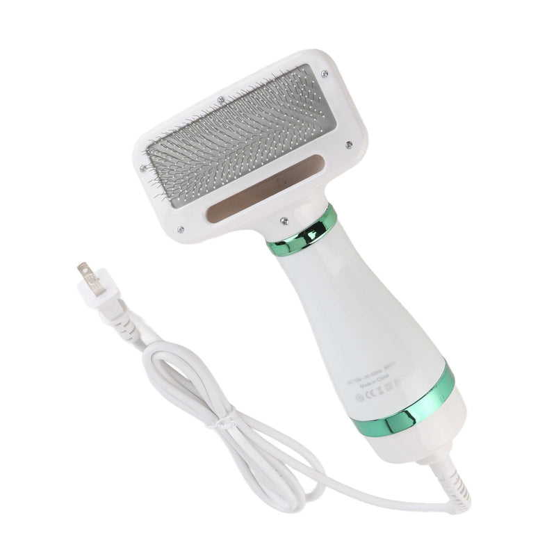 Pet Hair Dryer Blower, 2 in 1 Dog Hair Dryer Brush Adjustable Air Speed Pet Blow Dryer Lightweight Dog Blower Dryer Brush Fast Drying Dog Grooming Kit for Dogs - PawsPlanet Australia