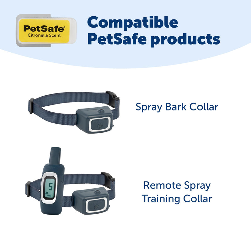 PetSafe Spray Refill - Citronella - No-Mess Replacement Cartridges Spray Dog Bark Collar Remote Training Collar - Refill Cartridge Only - 3-Pack - PAC00-16371 - PawsPlanet Australia